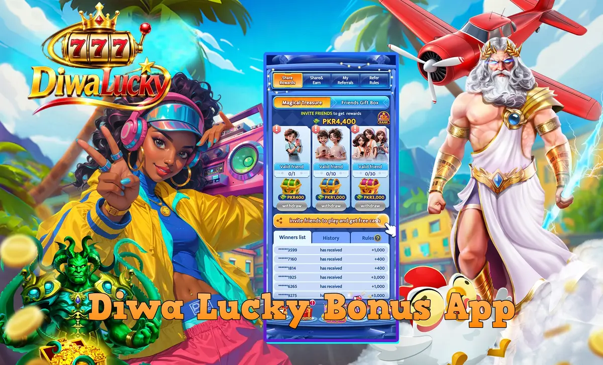 Diwa Lucky bonus image for the counter card